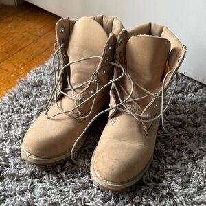 Timberland Premium Women’s 6-inch Light Beige Boots